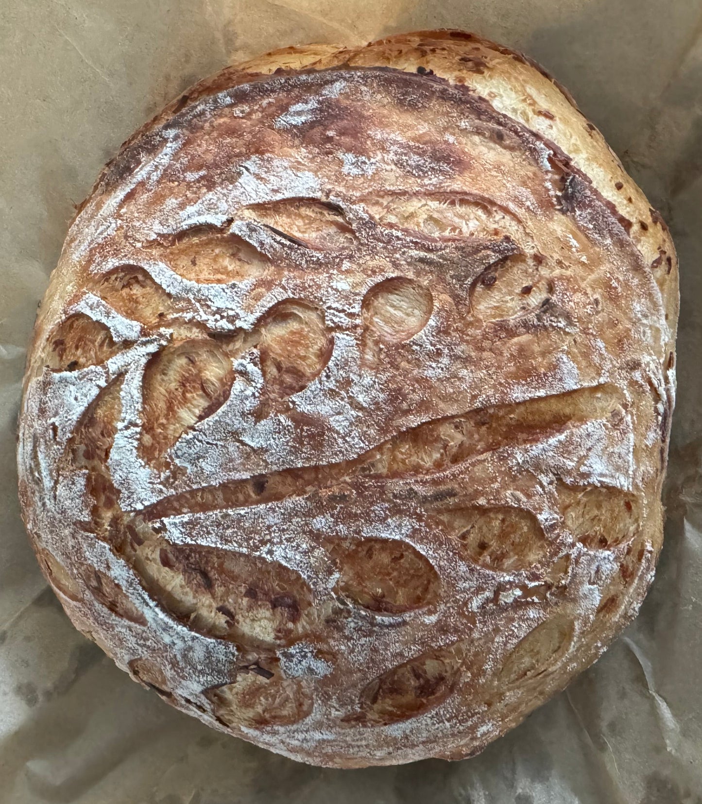 Hot Honey, Parmesan, & Asiago Cheese Sourdough Loaf