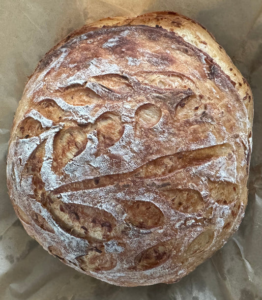 Hot Honey, Parmesan, & Asiago Cheese Sourdough Loaf